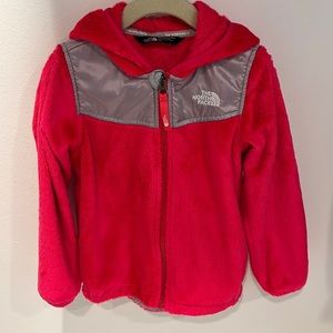 The North Face fleece zip hoodie